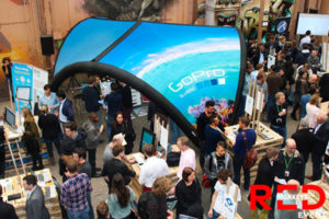 Tente promotionnelle futuriste - Red ONE