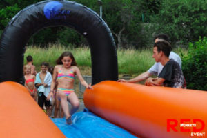 Toboggan de glisse géant