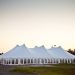 Party or event white tent during the evening